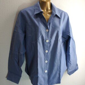 Coldwater creek blue blouse size PL